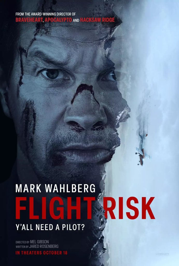 电影《飞行险》首张海报发布，10月18日美国上映