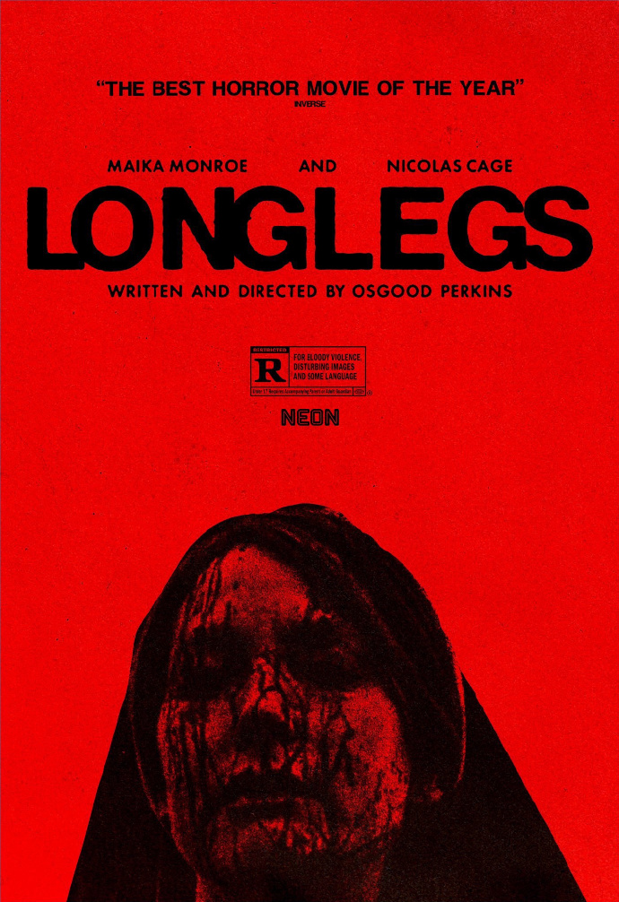 《长腿怪》发布全新海报，尼古拉斯·凯奇主演，7月12日北美上映